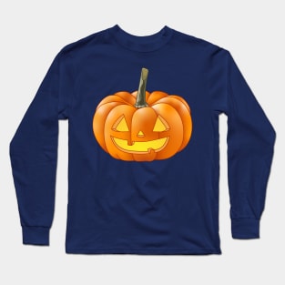 A Short Jack 'O Lantern (Blue) Long Sleeve T-Shirt